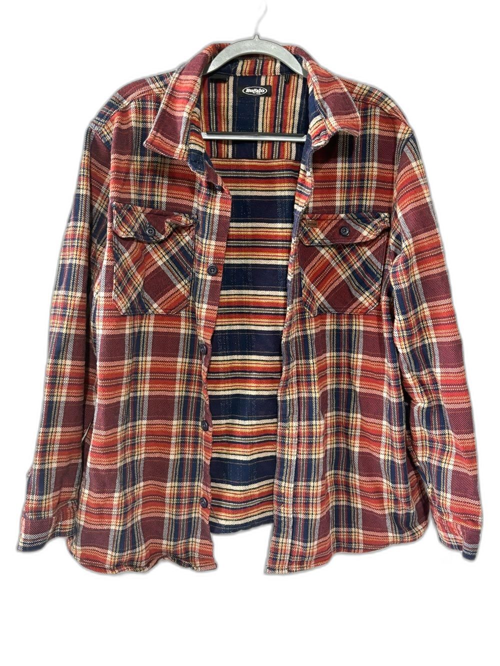 Buffalo Cotton Plaid Shirt Jacket size XXL